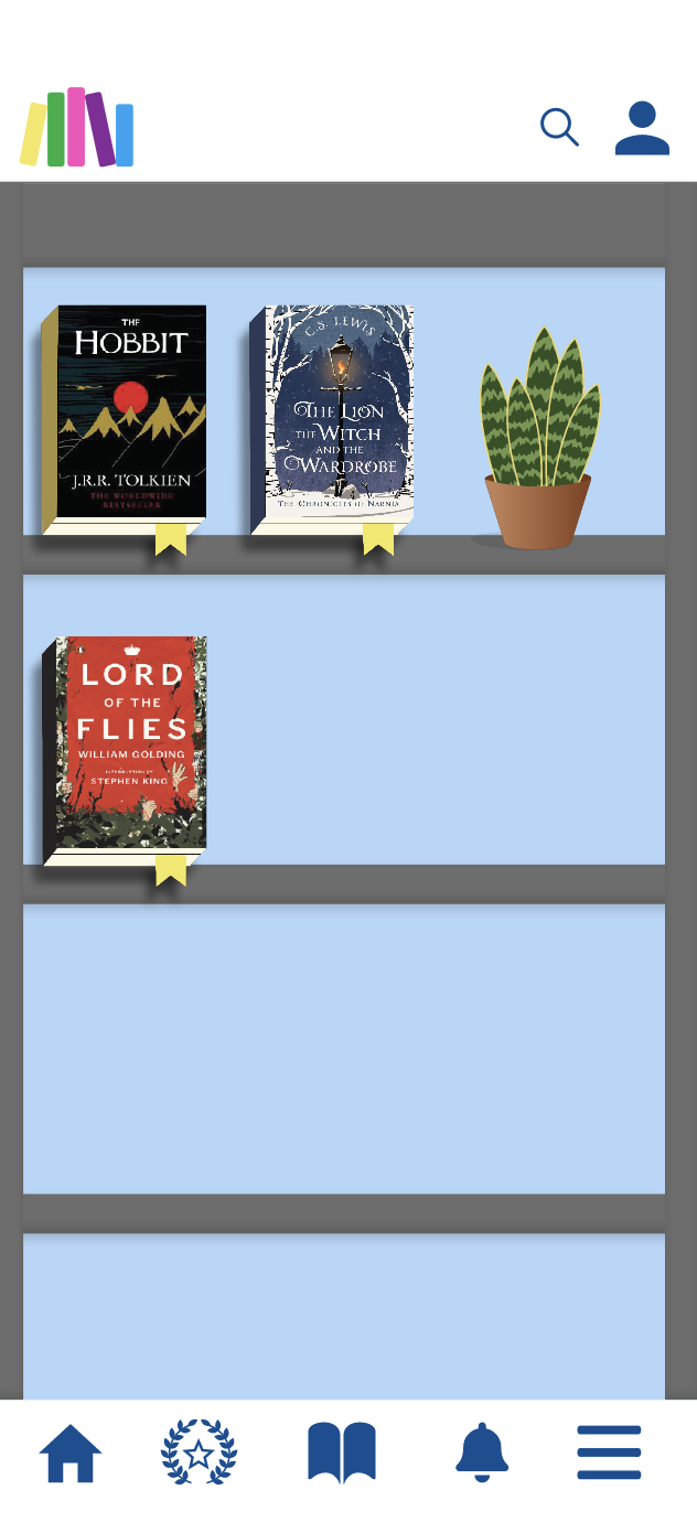 Bookshelf — light mode