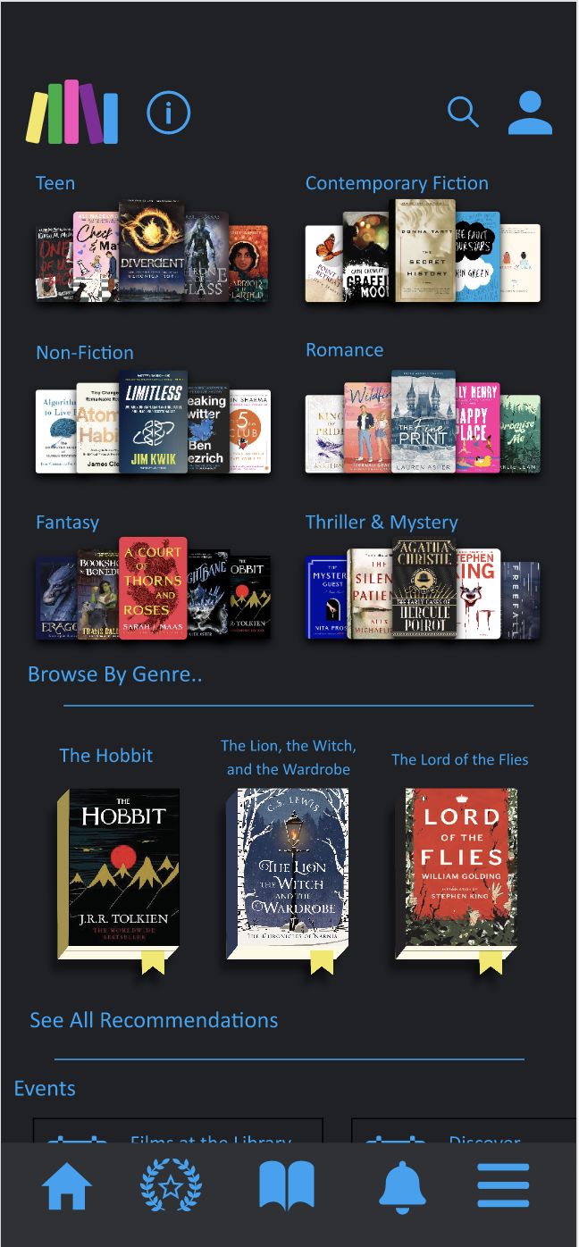 EPL app redesign — home screen, dark mode
